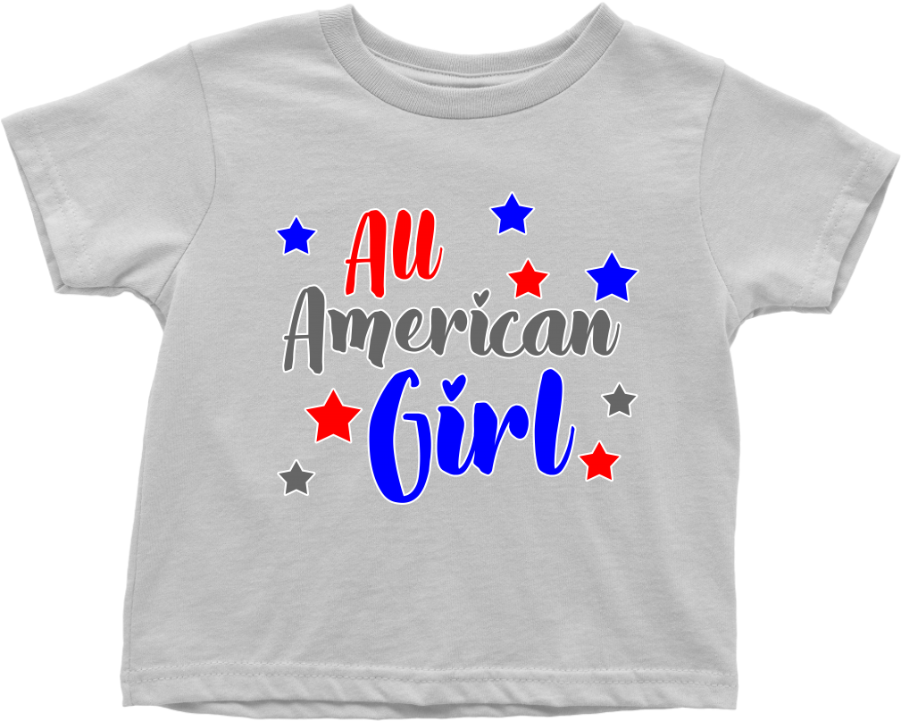 All American Girl - Unicorn Christmas Shirt (1024x1024), Png Download