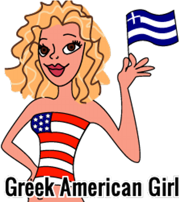 Greek American Girl On Twitter - Logo (400x400), Png Download