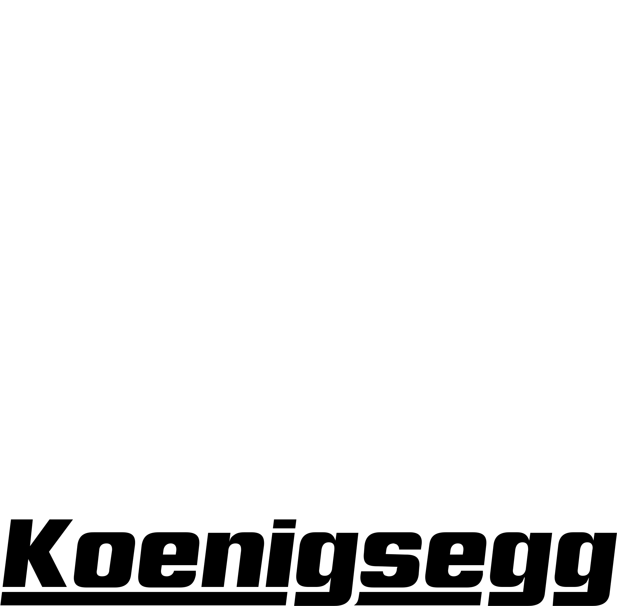 Koenigsegg Logo Black And White - Draw A Koenigsegg Logo (2400x2400), Png Download
