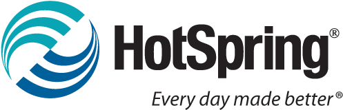 Hotspringpanelwhiteorig - Hot Spring Logo (600x251), Png Download