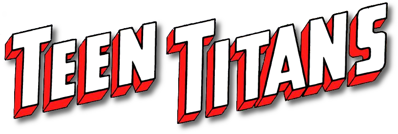 Teen Titans Logo - Teen Titans Logo Comic (825x283), Png Download