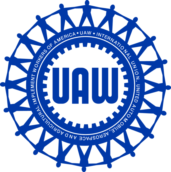 Uaw United Auto Workers - Uaw 4121 (596x600), Png Download