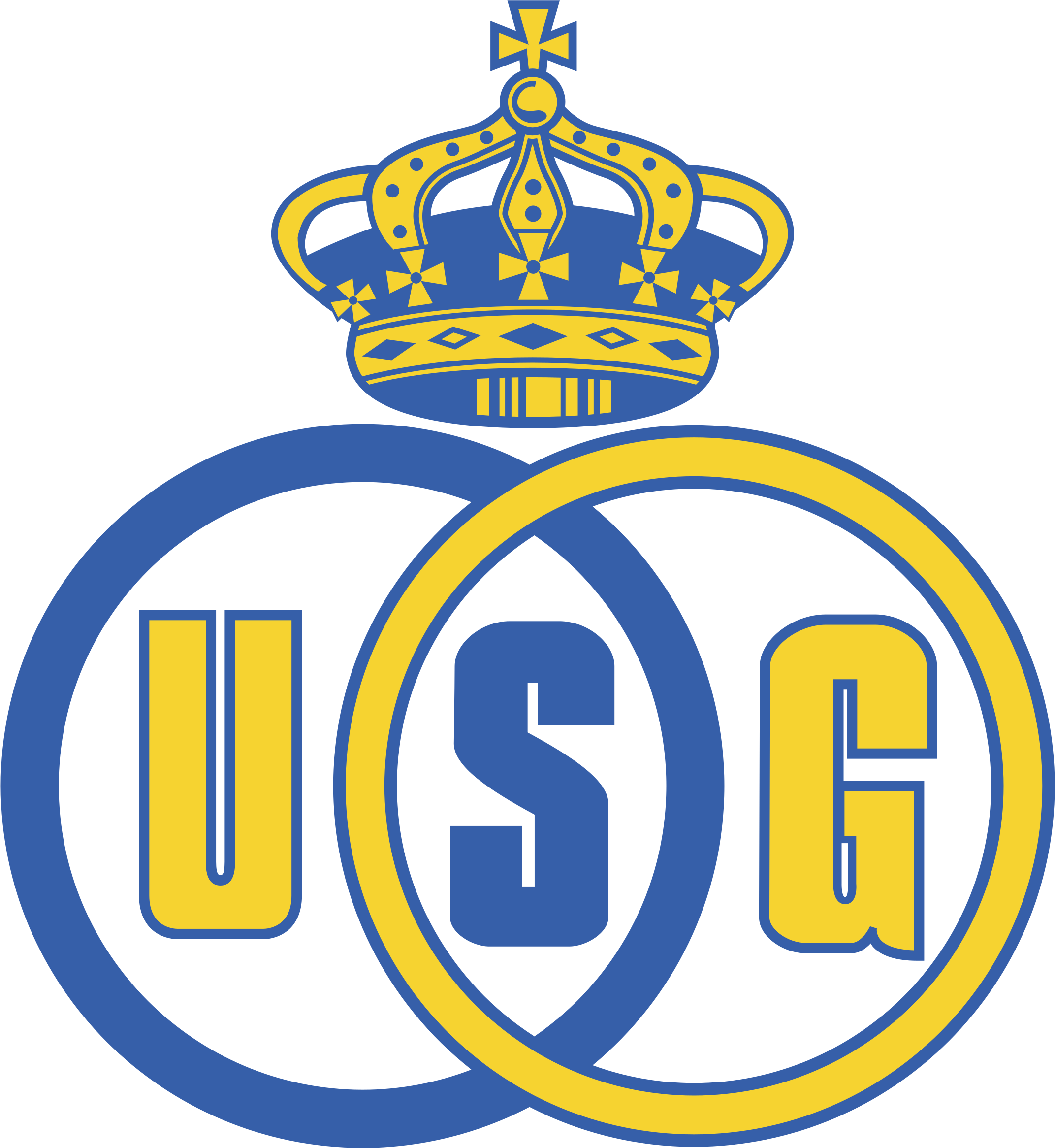 Union Saint Gilloise Logo Png Transparent - Royale Union Saint-gilloise (2400x2400), Png Download