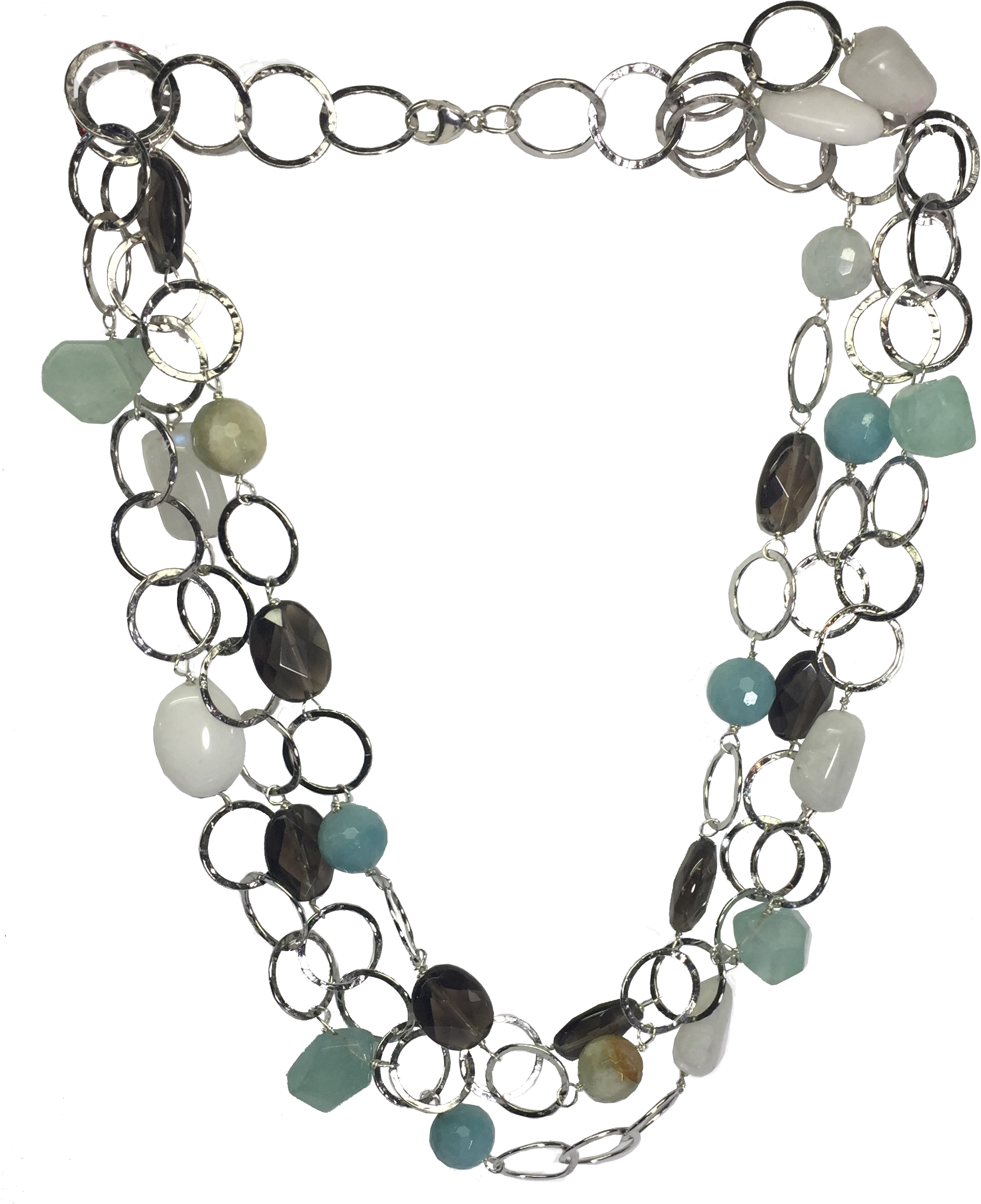 Download Ocean Spray Multi Strand Necklace Necklace Full Size PNG