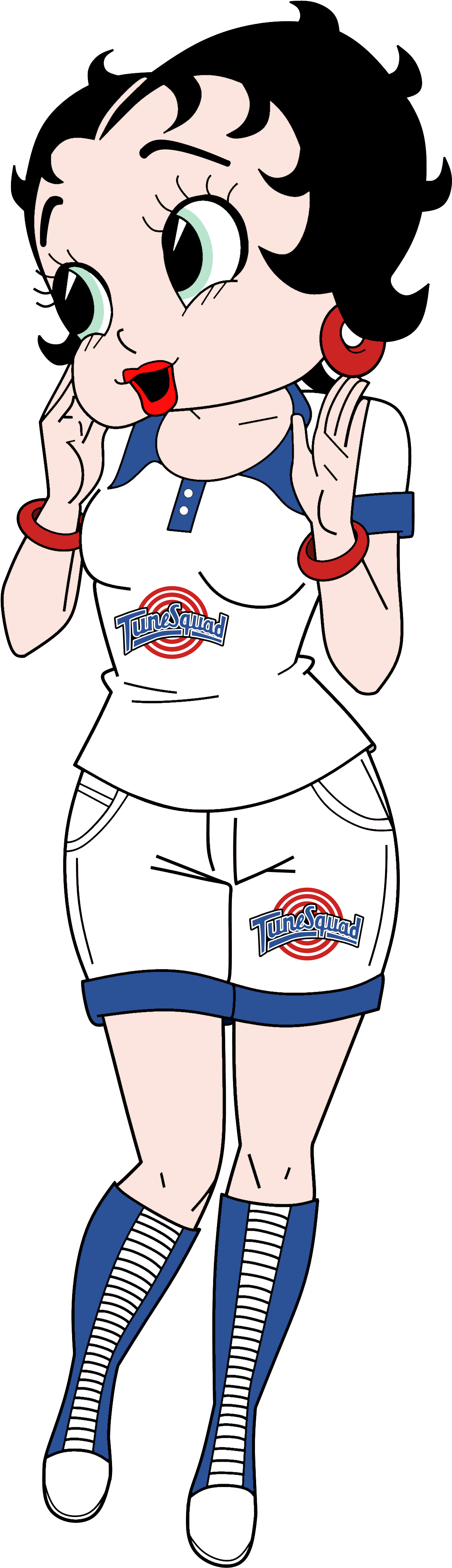 Betty Boop Anime Tune Squad Player Render - Old Betty Boop 1930 (1177x4002), Png Download
