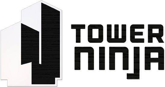 Ninja Logo V1 - Tower Unite Logo Png (644x289), Png Download