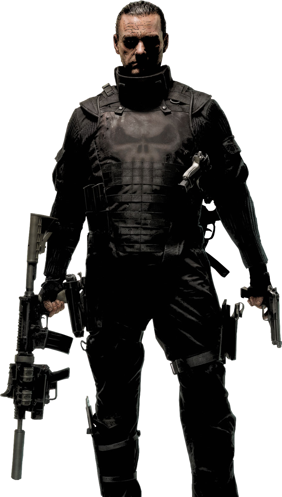 No Caption Provided - Punisher War Zone Png (1118x1600), Png Download