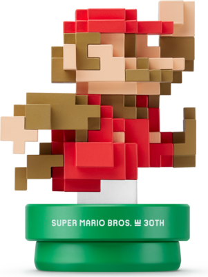 Classic Colors Amiibo Figure - 8 Bit Mario Amiibo Classic (301x400), Png Download