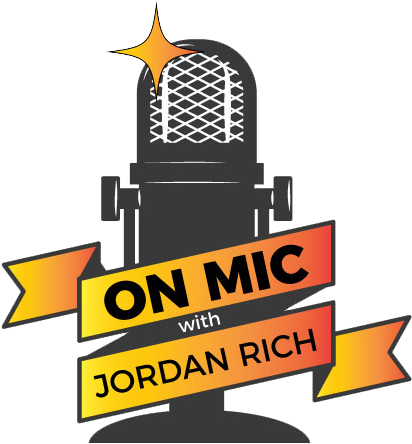 On Mic Logo - Podcast (420x452), Png Download