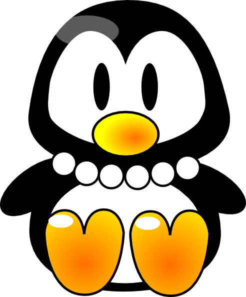 Penguin Clipart Transparent Background - Penguin Clip Art (492x594), Png Download
