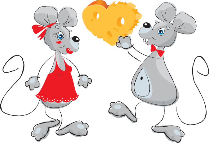 Mouse Clipart - Mouse Clipart Cute (675x461), Png Download