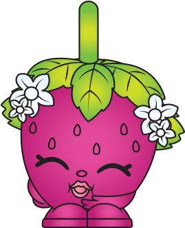 Strawberry Kiss 5-102 - Shopkins Strawberry Kiss Charm (400x400), Png Download