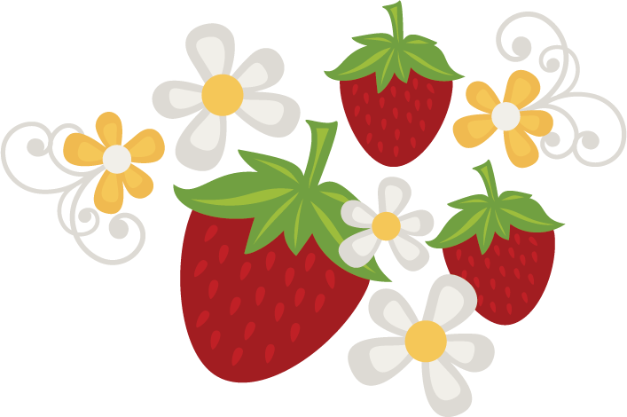 Strawberry Clipart File - Scalable Vector Graphics (707x470), Png Download
