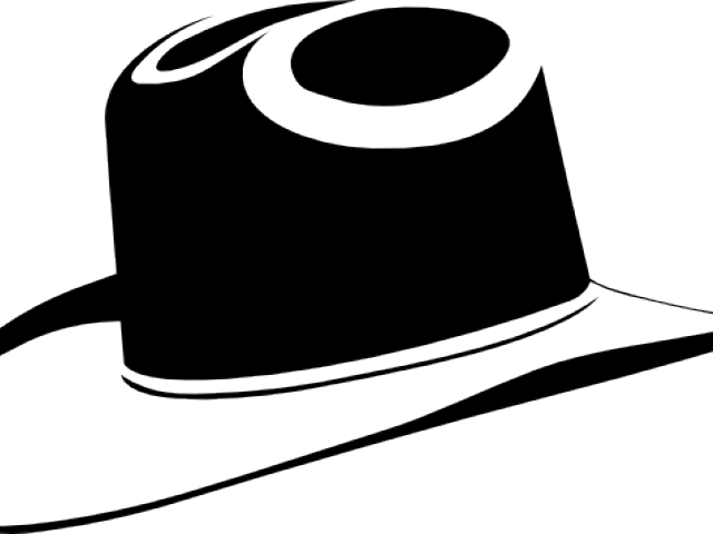 Black Cowboy Hat Clip Art (640x480), Png Download