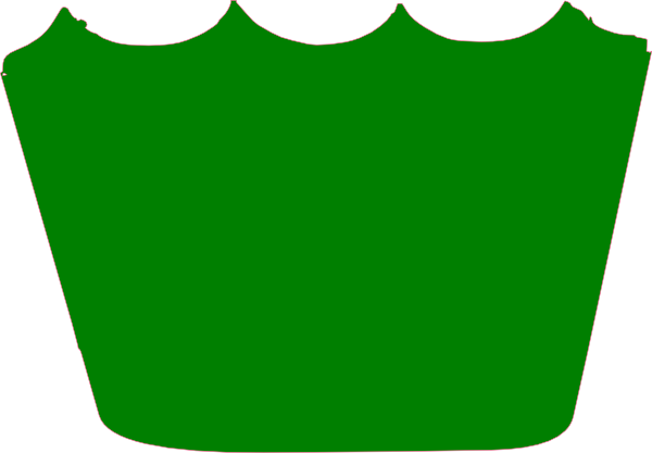 How To Set Use Green Cupcake Paper Clipart - Cupcake Paper Liner Clip Art (600x417), Png Download