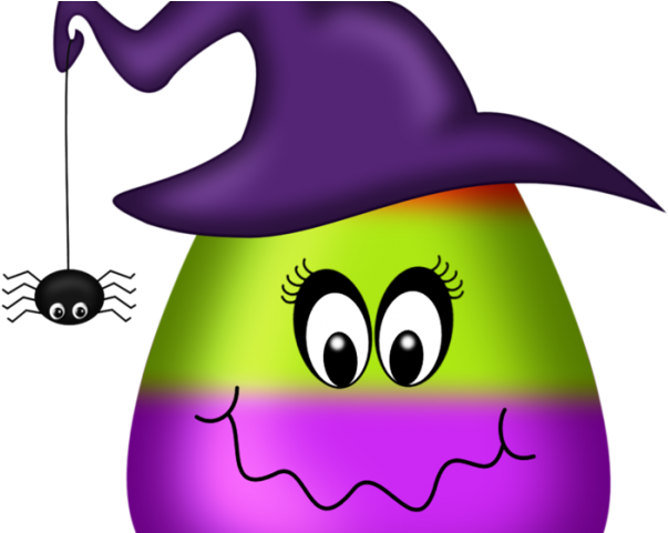 Candy Corn Clipart - Cute Halloween Clip Art (640x480), Png Download