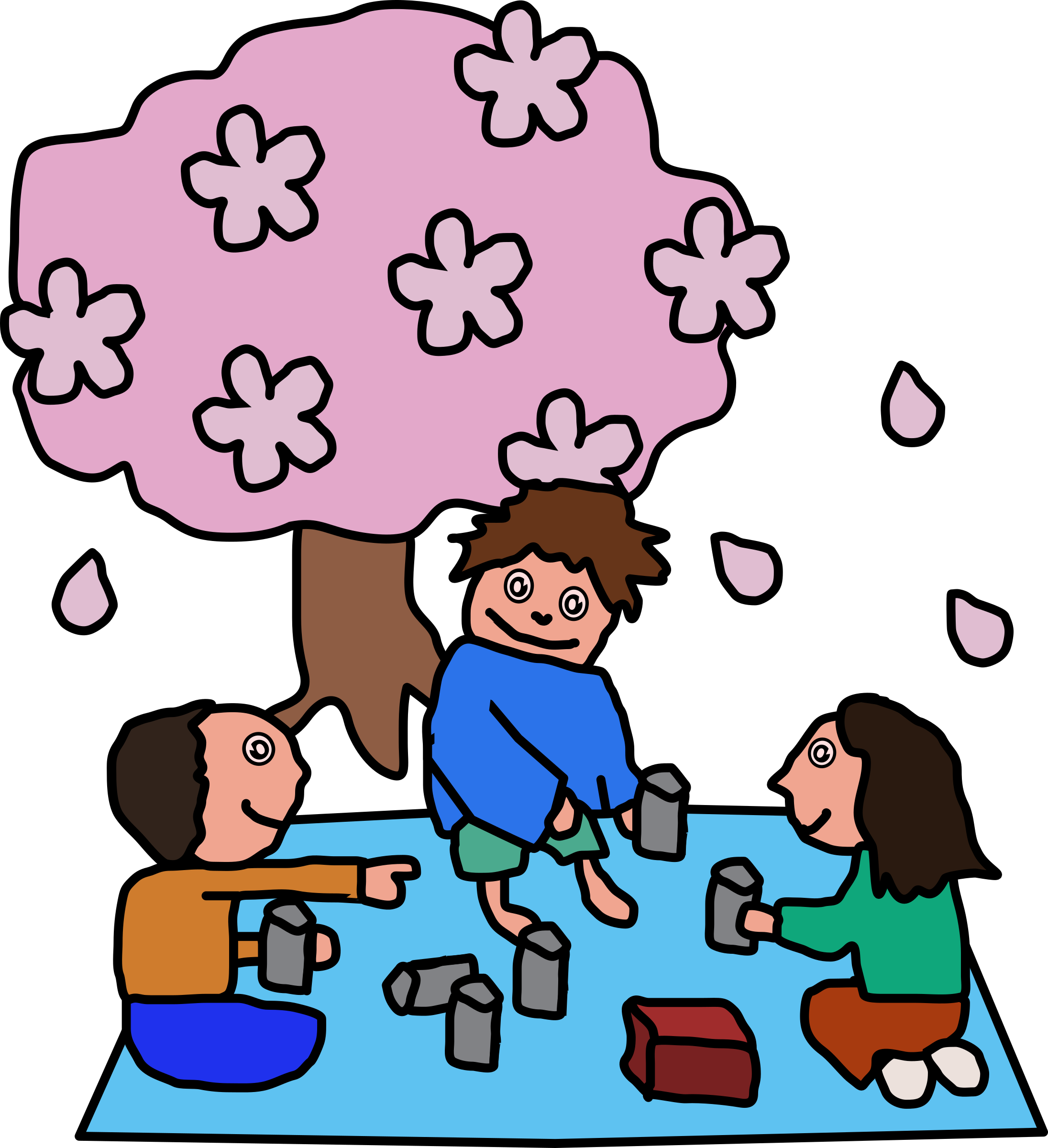 This Free Icons Png Design Of Hanami Party (2191x2400), Png Download