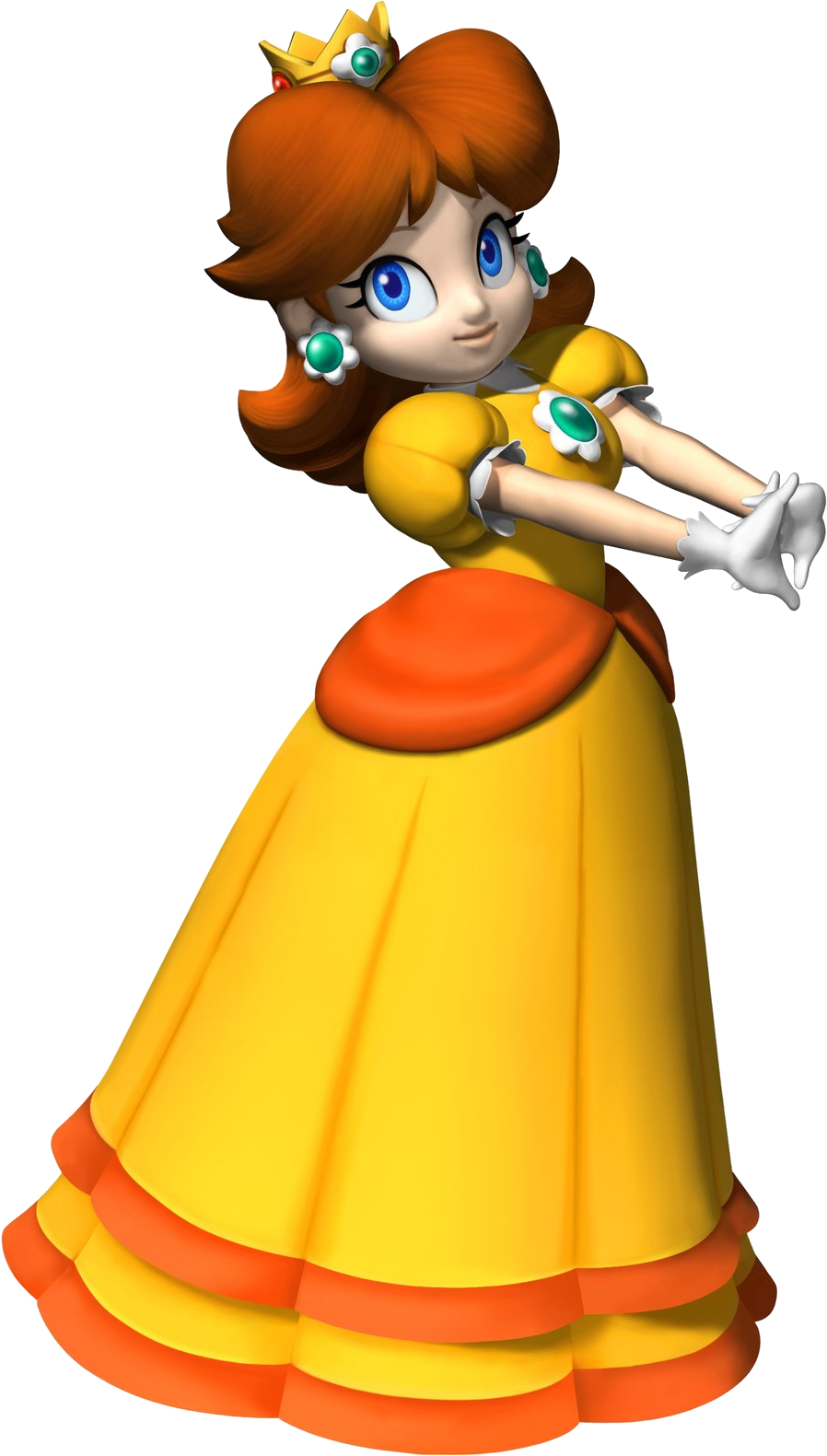 Mp8 2 - Princess Peach Sister Name (898x1581), Png Download