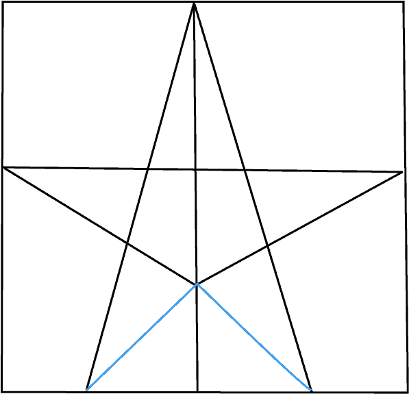 How To Draw Star - Drawing (678x600), Png Download