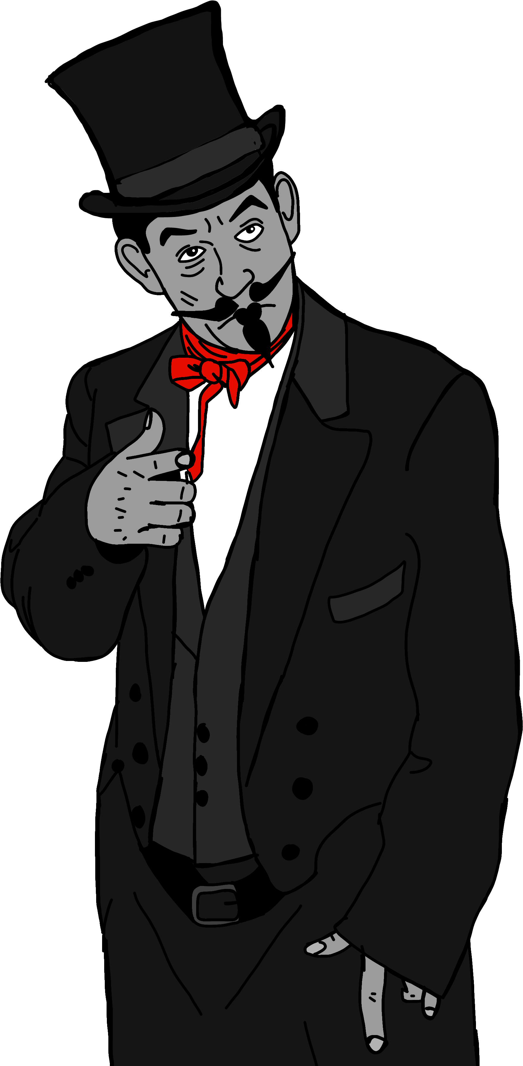 Black & White Movie Star Drawing - Drawing (3600x3600), Png Download