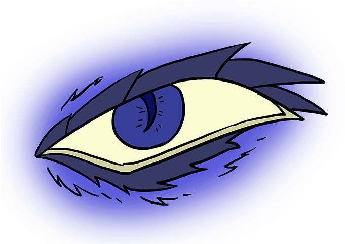 How To Draw Dragon Eye - Easy Dragon Eye Drawing (680x678), Png Download