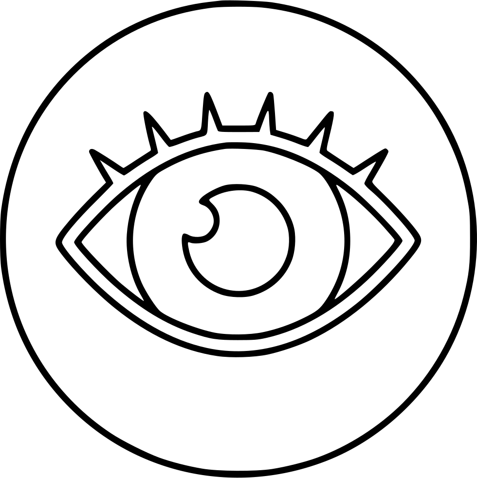 Eye View Look Comments - Circle (980x982), Png Download