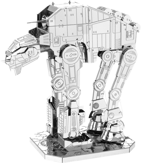 Picture Of At-m6 Heavy Assault Walker - Star Wars Last Jedi Metal Earth (620x619), Png Download