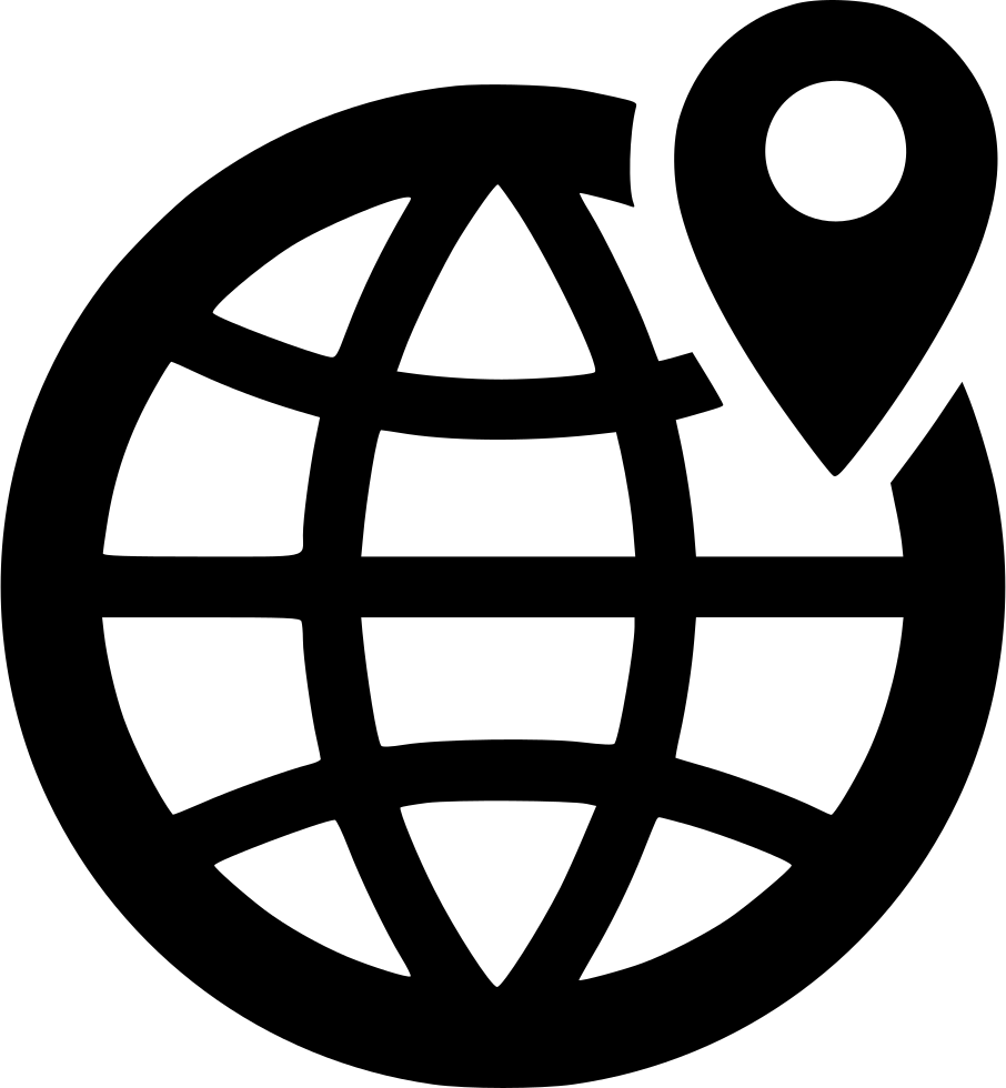Globe Outline Marker - Cooperative Society (906x980), Png Download