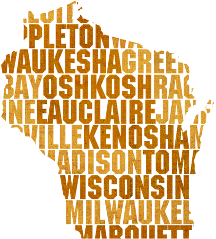 Click And Drag To Re-position The Image, If Desired - Wisconsin (600x600), Png Download