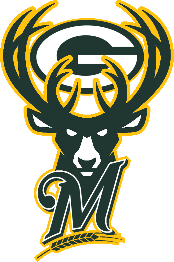 Hvu54t7 - Milwaukee Bucks Logo (562x844), Png Download