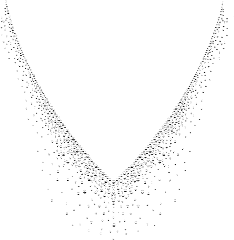 2 Cats Outline - Neckline (500x484), Png Download