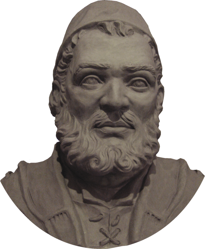 Mezzobusto Luigi Lilio - Bust (842x1024), Png Download
