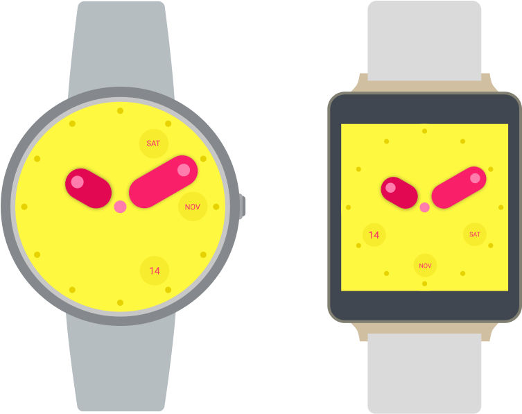 Pop Watch Face - Analog Watch (1402x718), Png Download