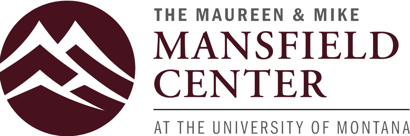 The Maureen And Mike Mansfield Center Logo - Mansfield Center Logo (1690x564), Png Download
