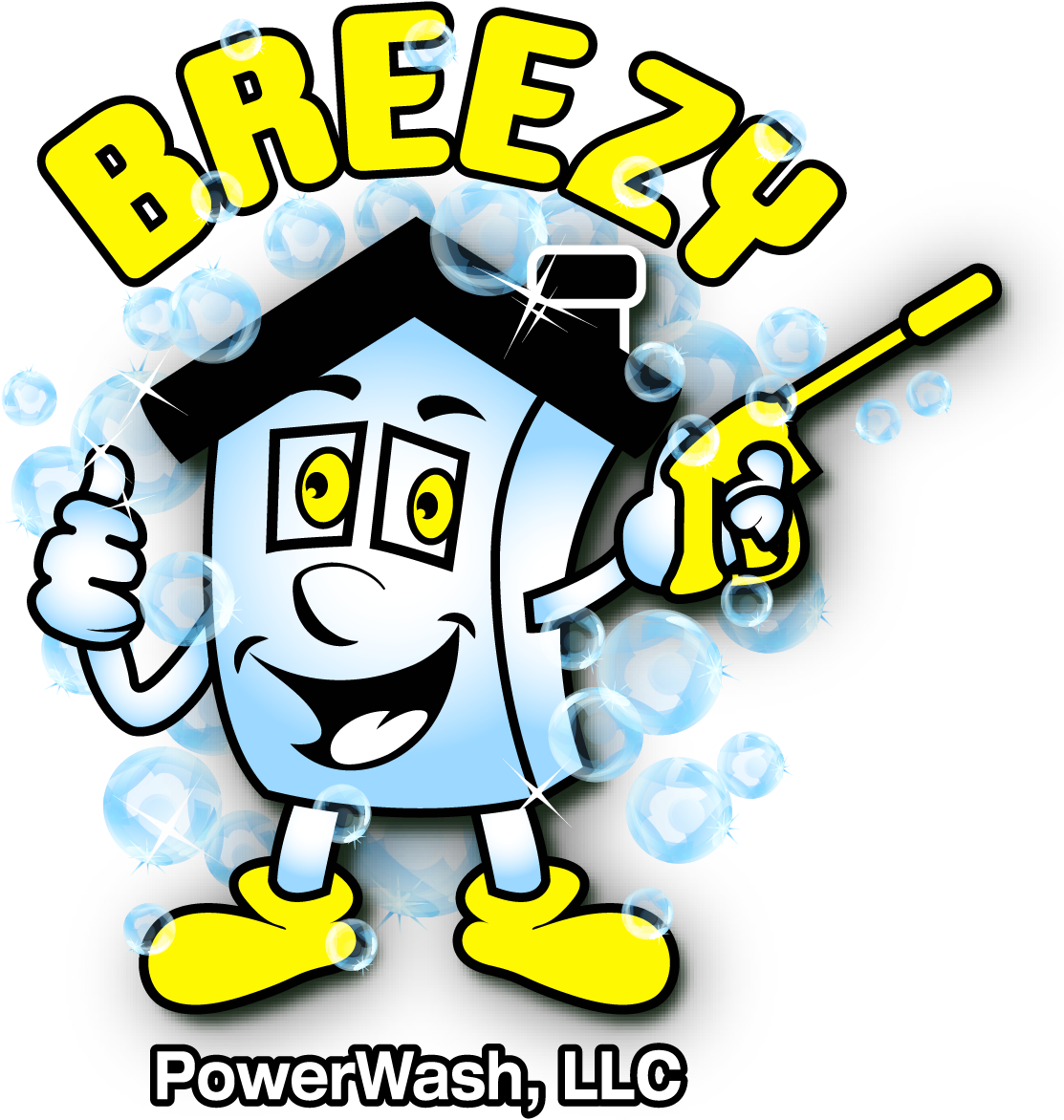 Breezy Powerwash, Llc (1276x1263), Png Download