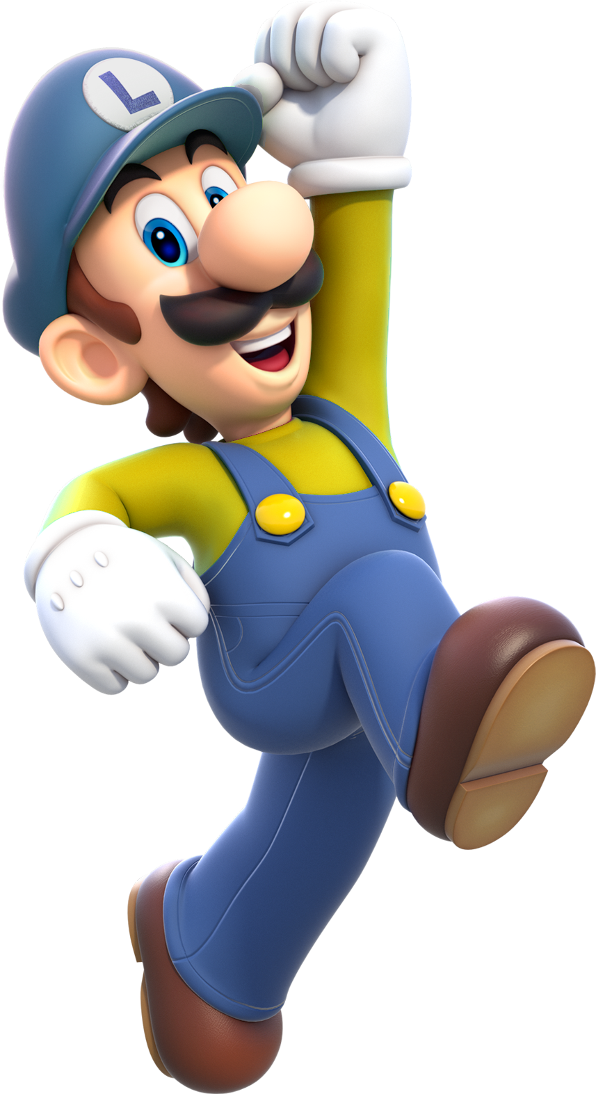Humorwhat - Small Luigi Super Mario 3d World (857x1573), Png Download