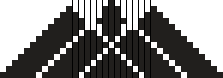 Warlock Perler Bead Pattern / Bead Sprite - Easy Simple Pixel Art (778x274), Png Download