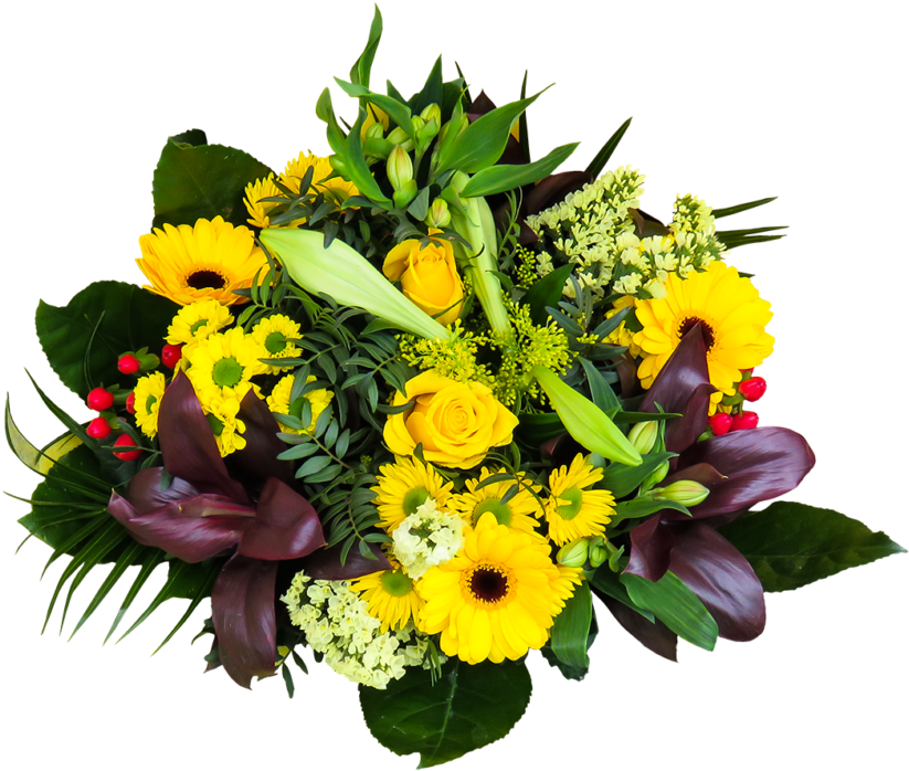 Sample Of Wedding Flowers - Flower Arranging: 150 Pages Lined Notebook (1030x942), Png Download