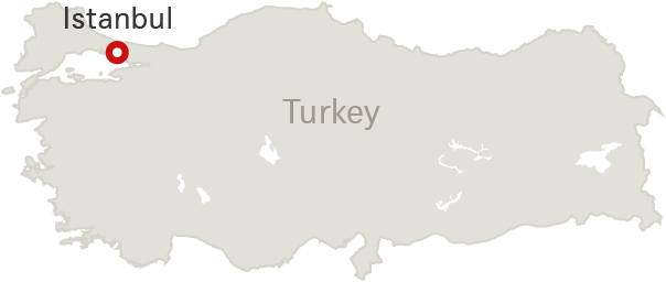 Map Of Turkey With Destination Istanbul - Turkish Ministry Of Environment And Forest (620x800), Png Download