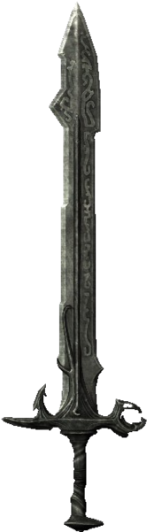 Sr Icon Weapon Nordherosword - Ancient Nord Sword Skyrim Prop (600x600), Png Download