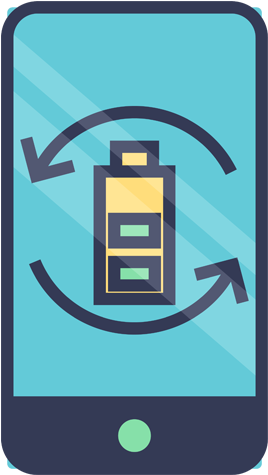 Battery Replacement - Mobile Phone (848x480), Png Download