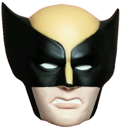 X Men "wolverine With Mask" Character Head Shooter - Wolverine Mask (476x516), Png Download