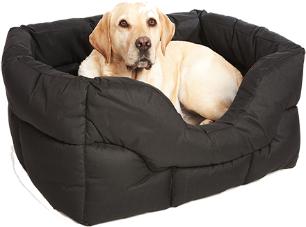 Waterproof Dog Bedding - P & L Waterproof Dog Bed Rectangular Country Dog (460x345), Png Download