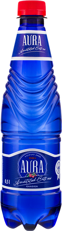 Aura Water Cowberry - Aura Sidrunivesi (400x916), Png Download