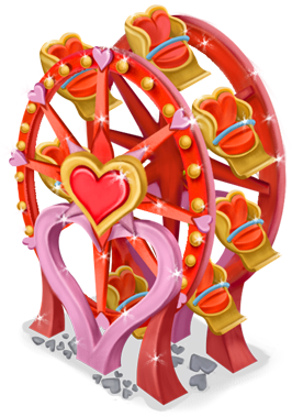 Romantic Ferris Wheel - Wheel (383x405), Png Download