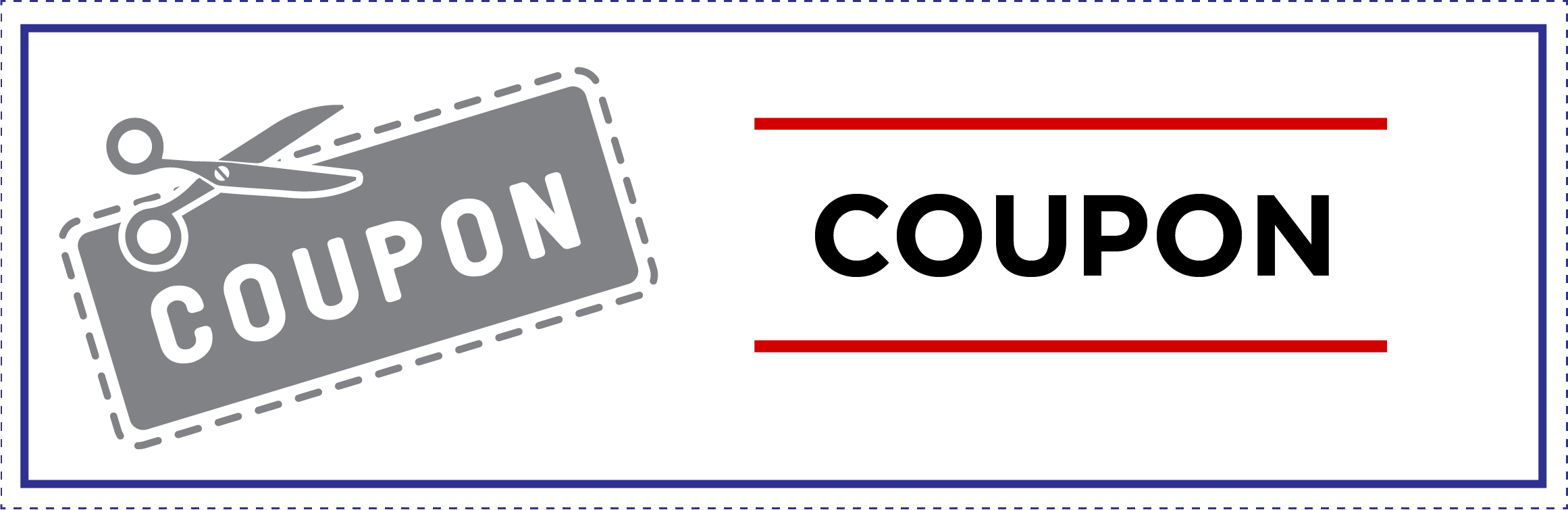 Blank Coupon - Nationwide Transmission (2322x755), Png Download