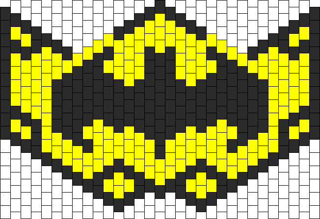 Batman Full Face Mask Bead Pattern - Alton Towers (652x447), Png Download