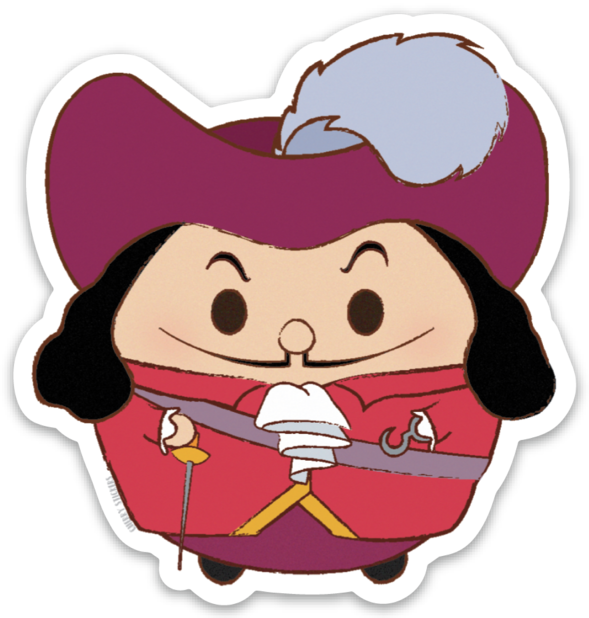 Captain Hook - Portable Network Graphics (589x618), Png Download