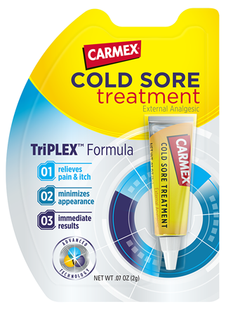 Carmex Cold Sore Treatment - Carmex Cold Sore Treatment - 0.07 Oz (352x449), Png Download