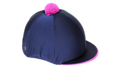 Carrots Plain Navy Horse Riding Hat Cover (400x400), Png Download
